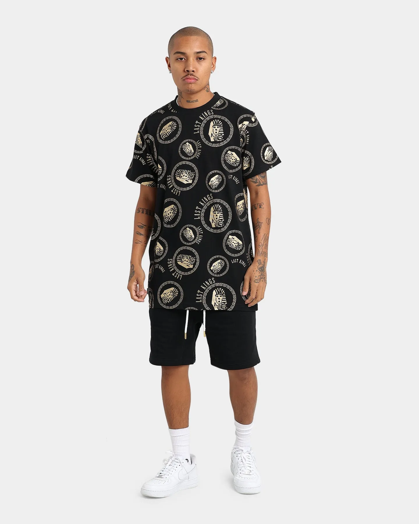 Last Kings Gold Tut Short Sleeve T-Shirt Black