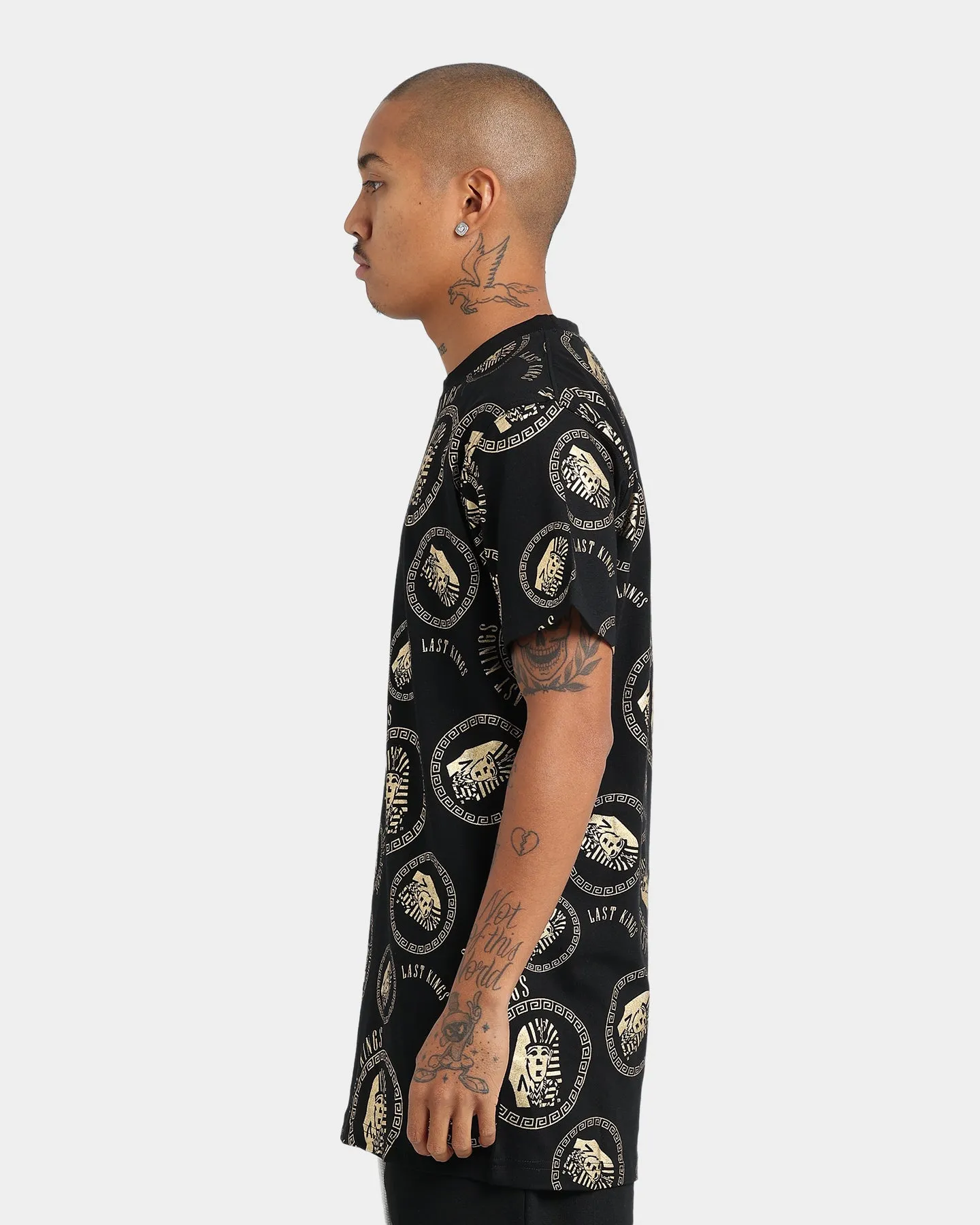 Last Kings Gold Tut Short Sleeve T-Shirt Black