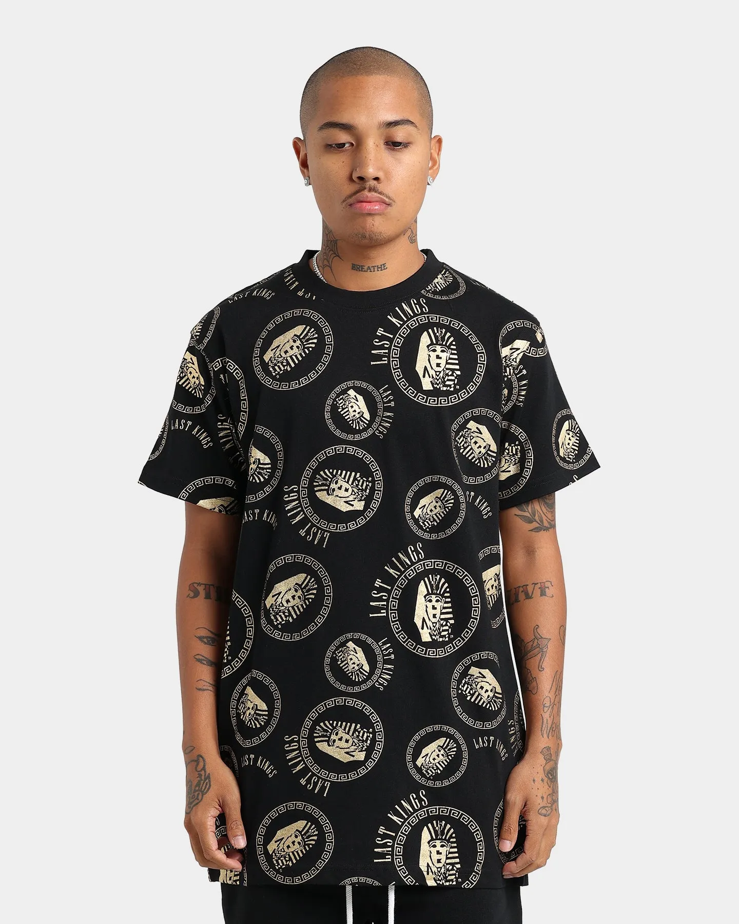 Last Kings Gold Tut Short Sleeve T-Shirt Black