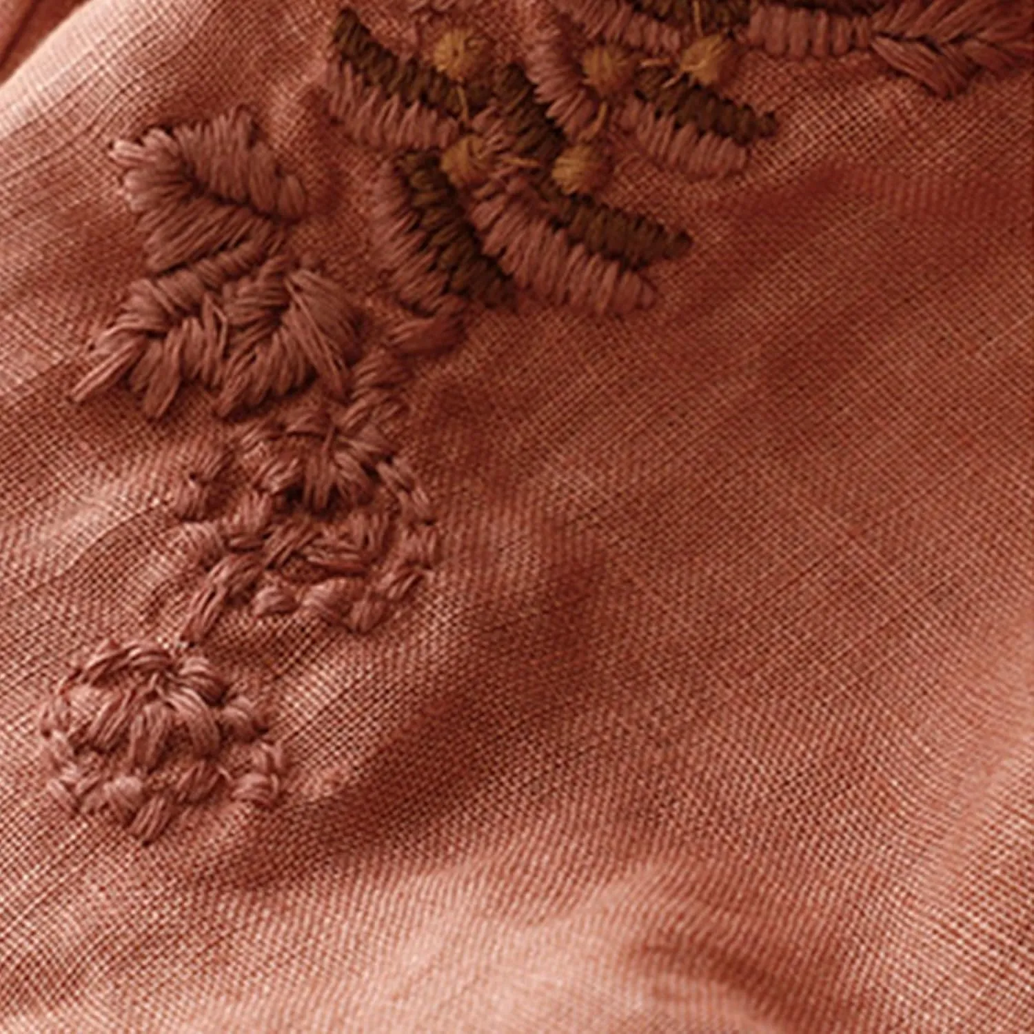 Long Skirts for Women Summer Casual Embroidered Floral Cotton Linen Skirt Dress Loose Fit Elastic Waist Maxi Skirts