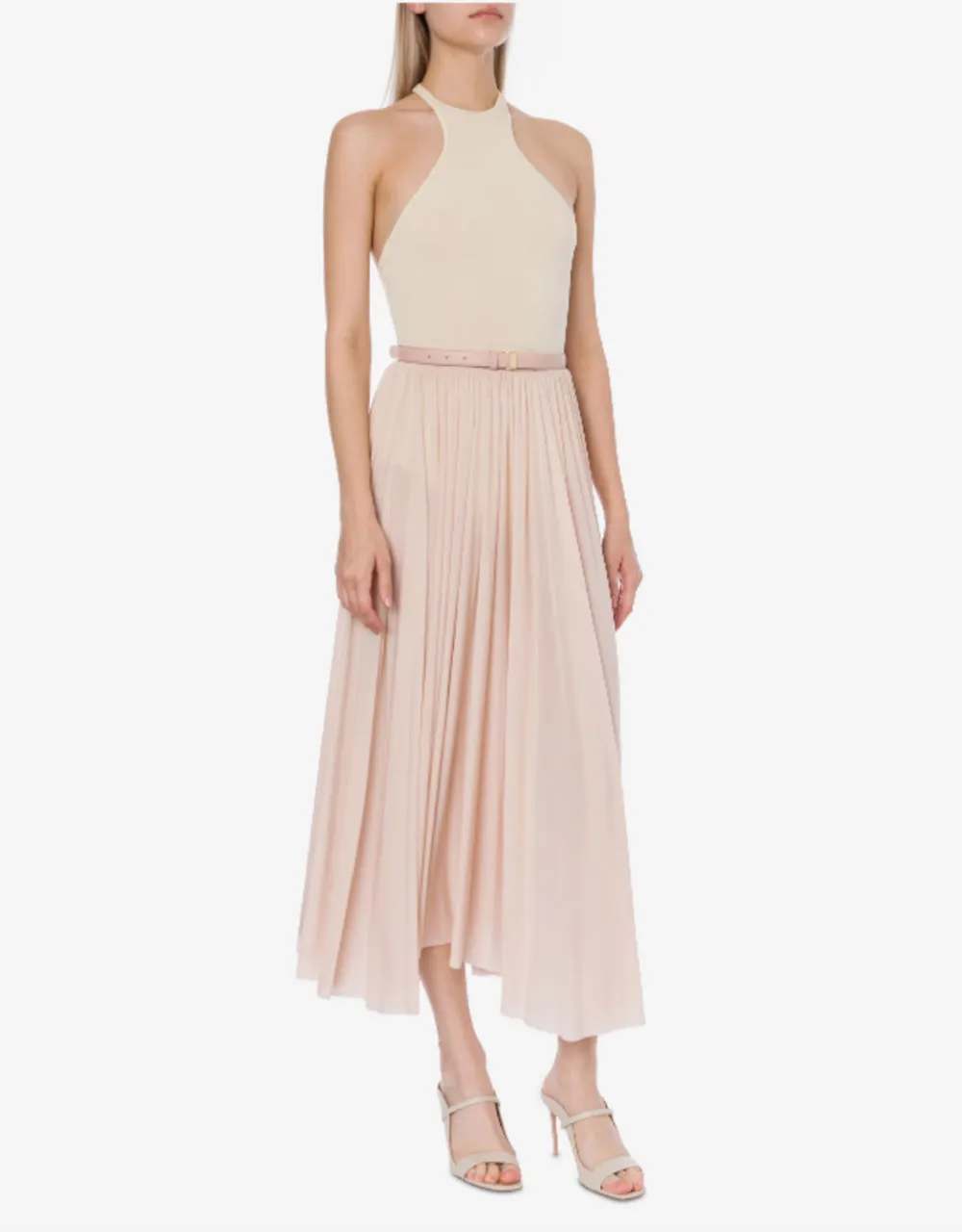 Longuette Skirt in Stretch Jersey