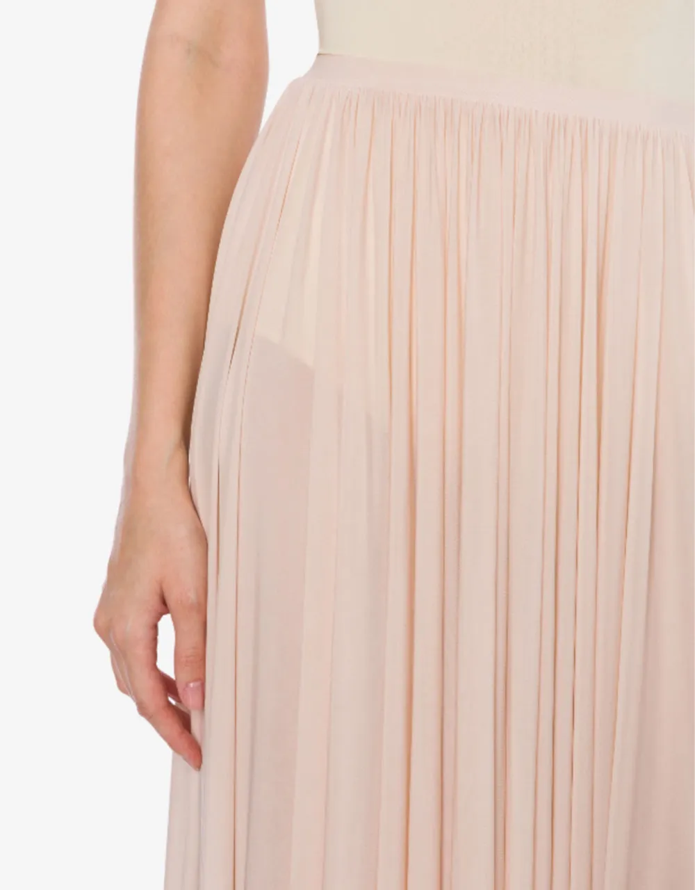 Longuette Skirt in Stretch Jersey