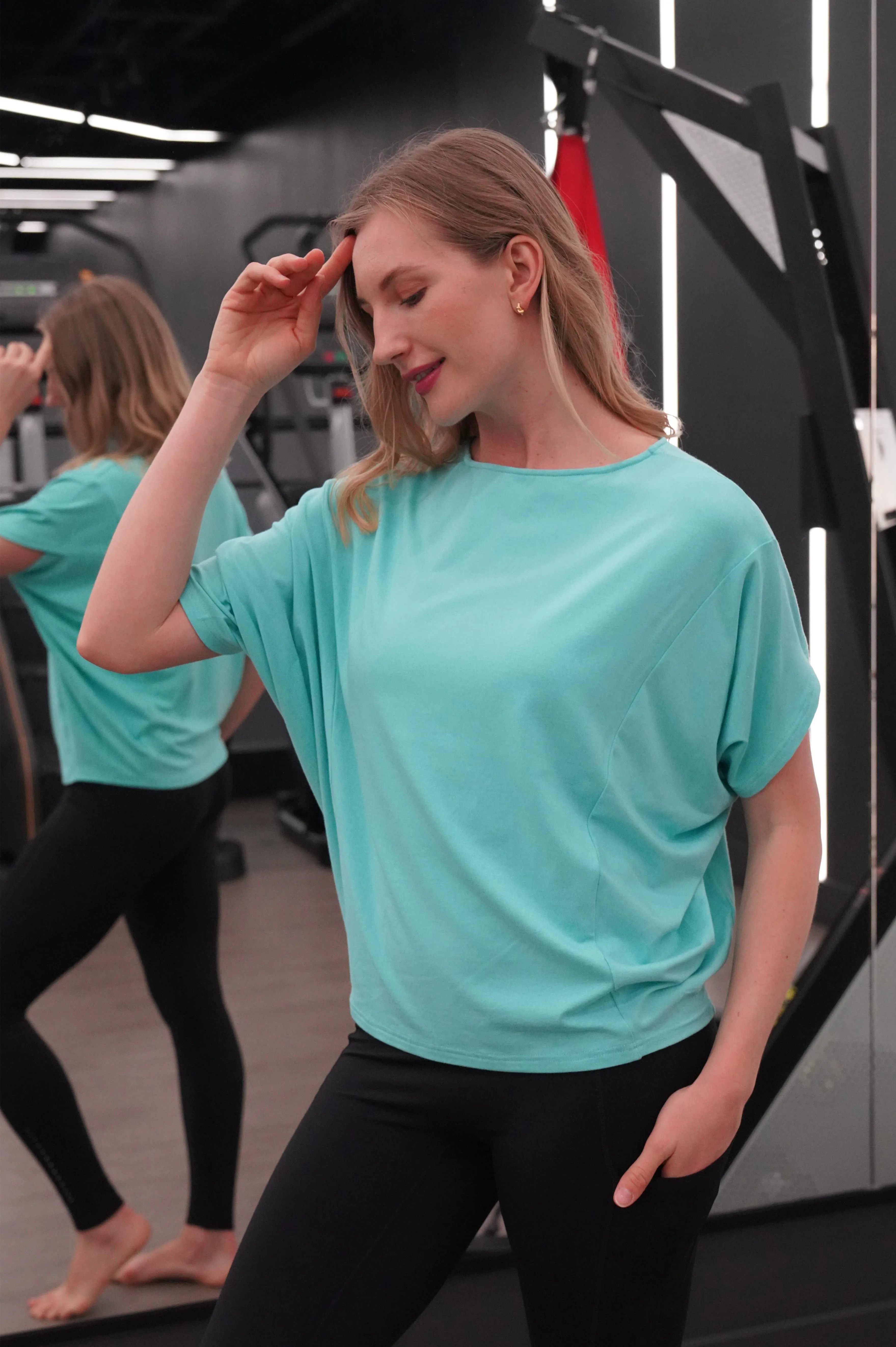 LUCIA BAMBOO-BLEND TOP