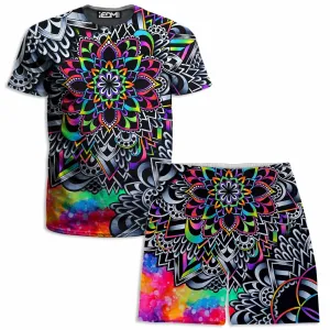 Mandala Vibez T-Shirt and Shorts Combo