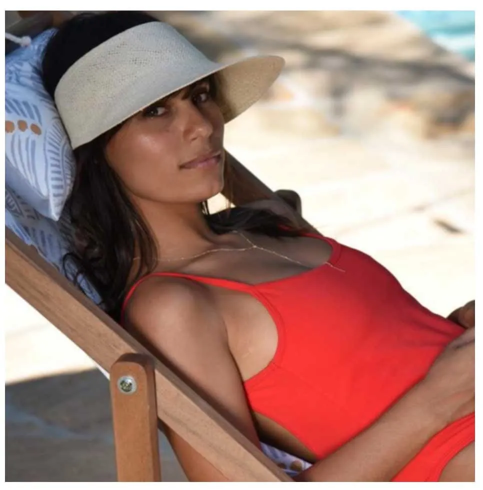 Margot Visor Straw