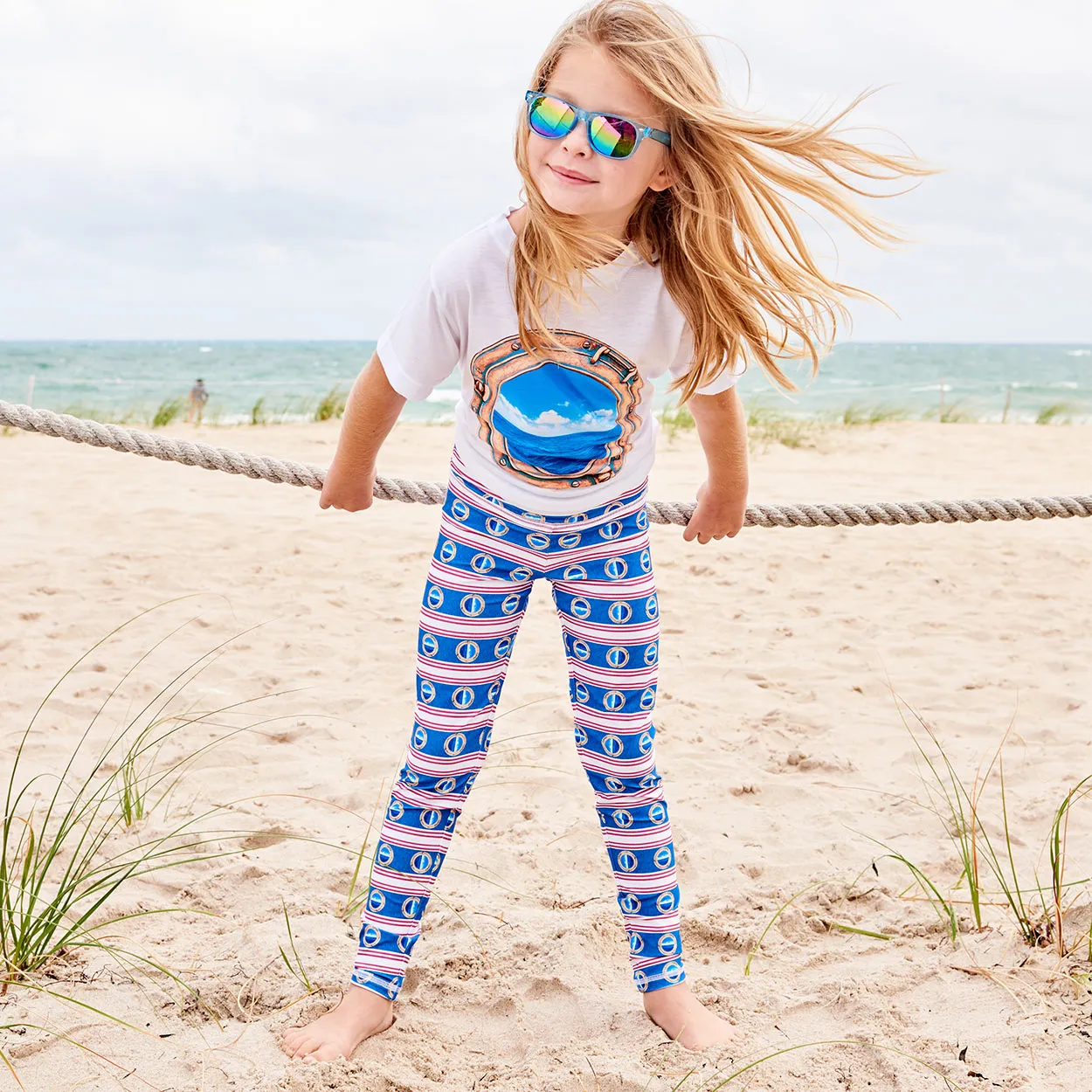 Mariner Hybrid Youth Leggings UPF 50 