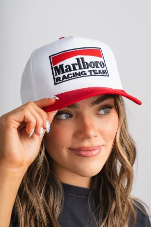 Marlboro racing vintage hat white/red