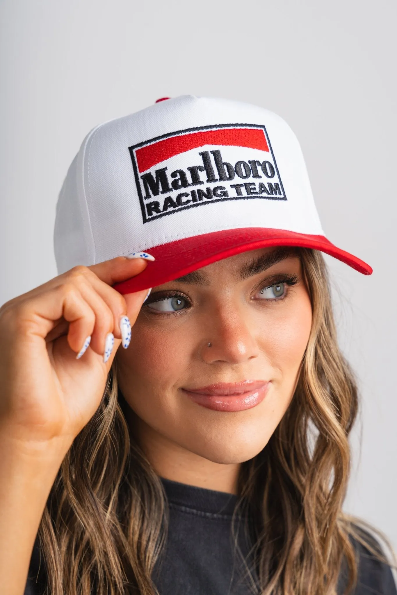 Marlboro racing vintage hat white/red