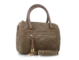 Menbur Beige Suede Tote Bag