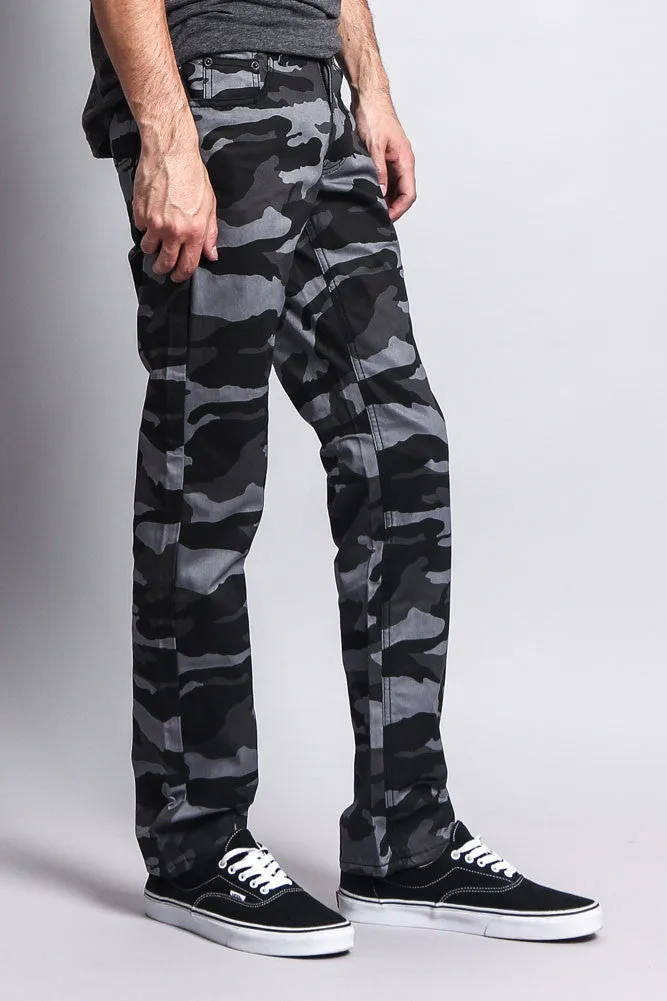 Men's Camo Slim Fit Pants