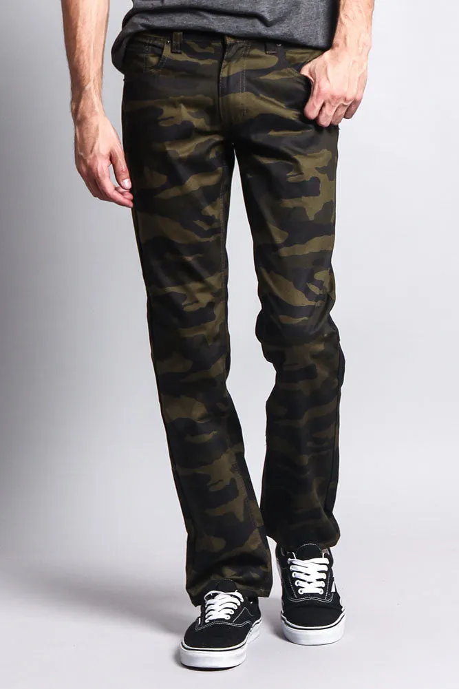 Men's Camo Slim Fit Pants