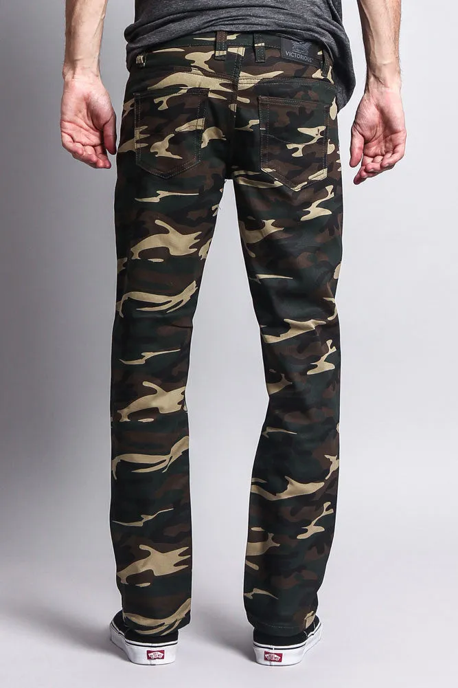 Men's Camo Slim Fit Pants