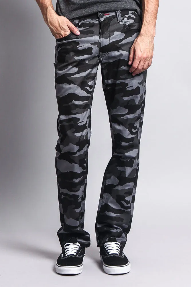 Men's Camo Slim Fit Pants