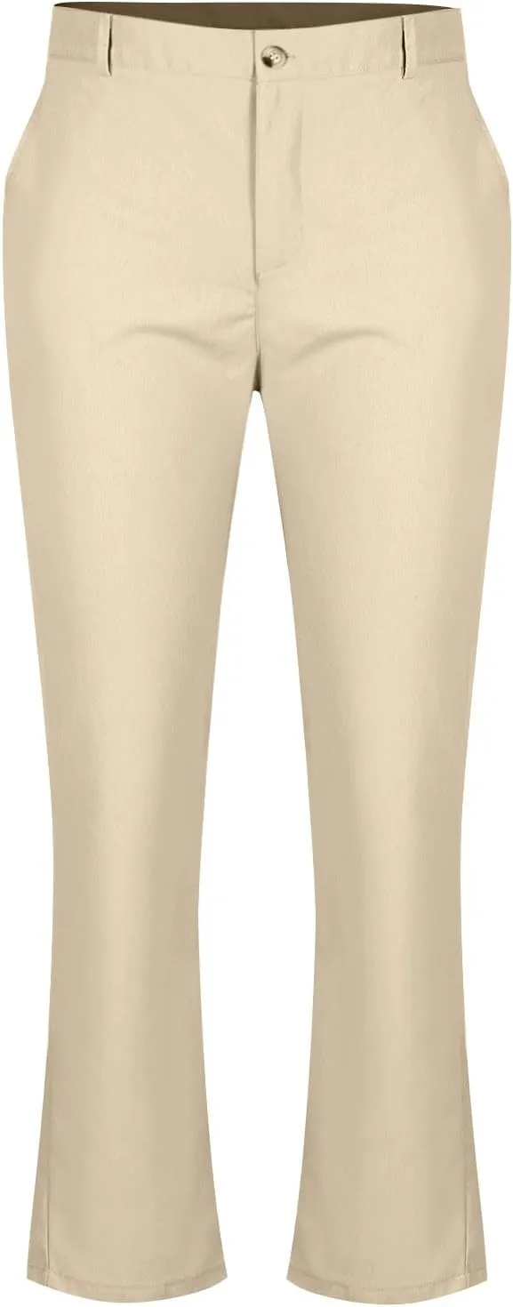 Mens Golf Pants Slim Fit Lightweight Business Casual Pants Dress Trousers Pinstripe Classic Solid Office Wear