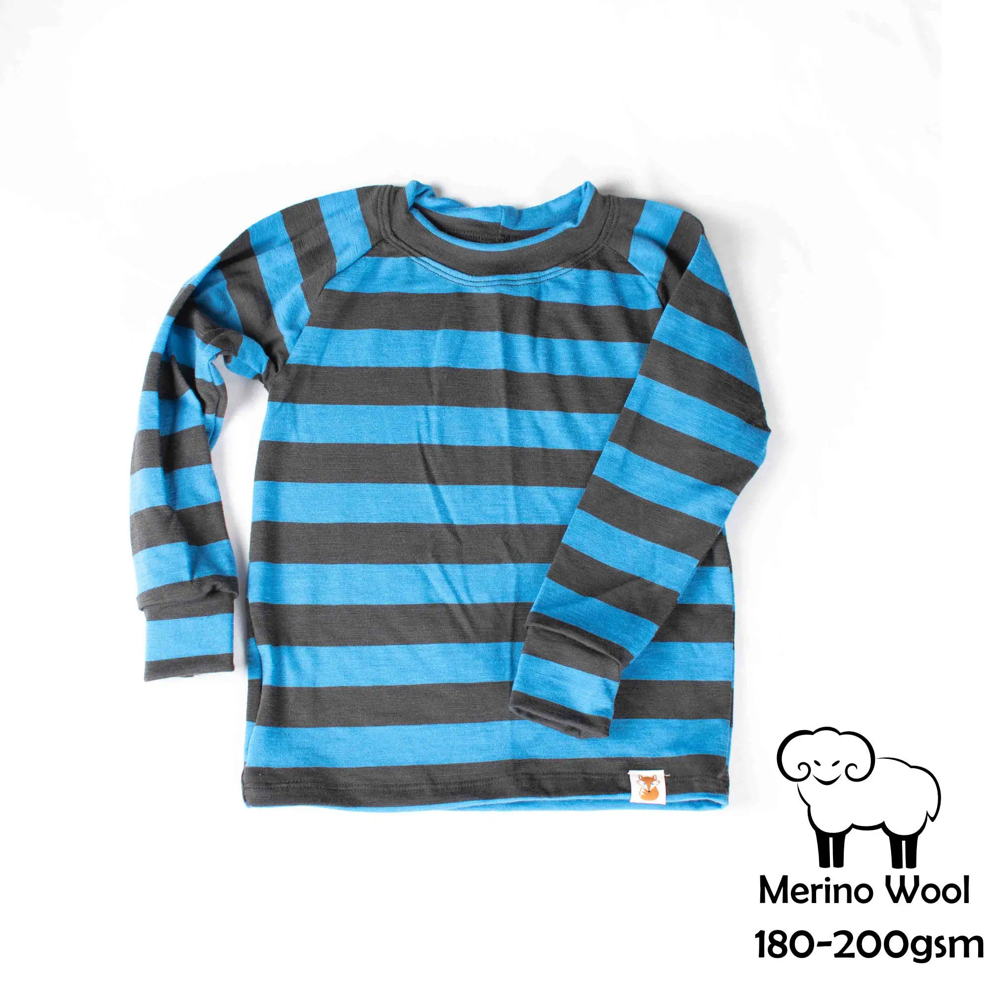 Merino Wool Long Sleeve Top - Base Layer Weight