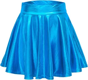 Midi Skirts for Women Ladys Leather Skirt Sexy Ruffle Solid High Waist Mini Short Skirt Hem Ruched Wrap Mens