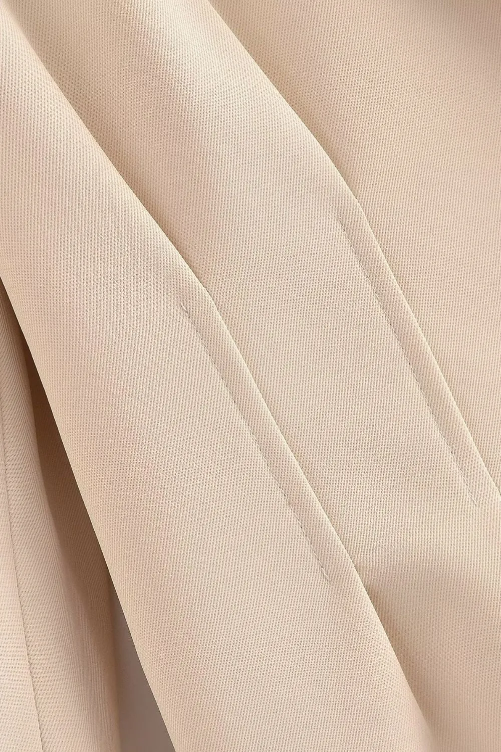 'Mila' Satin-Feel Slim-Fit Blazer