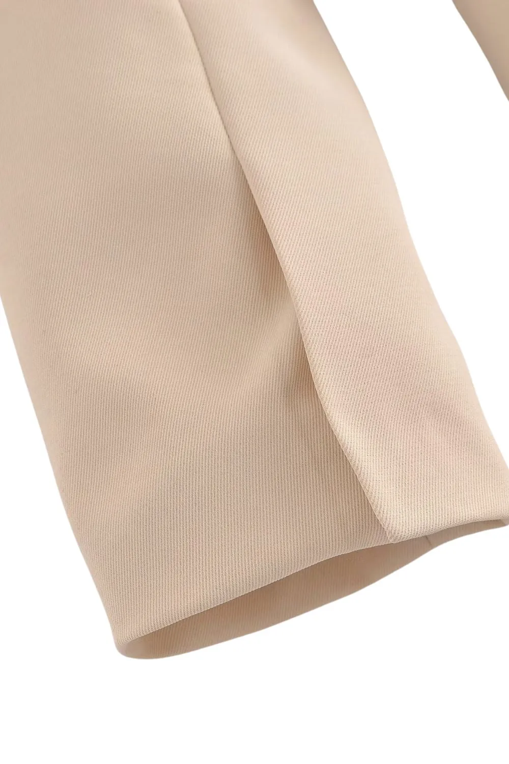 'Mila' Satin-Feel Slim-Fit Blazer