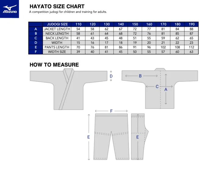 Mizuno Kids Hayato Judo Gi - Blue