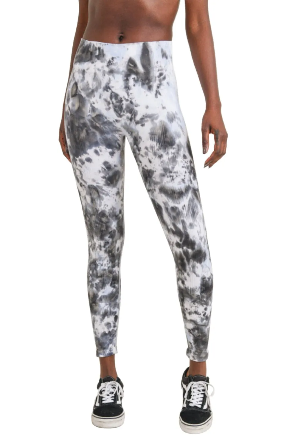 Mono B Crystal Tie Dye Seamless Ribbed Legging APH3083