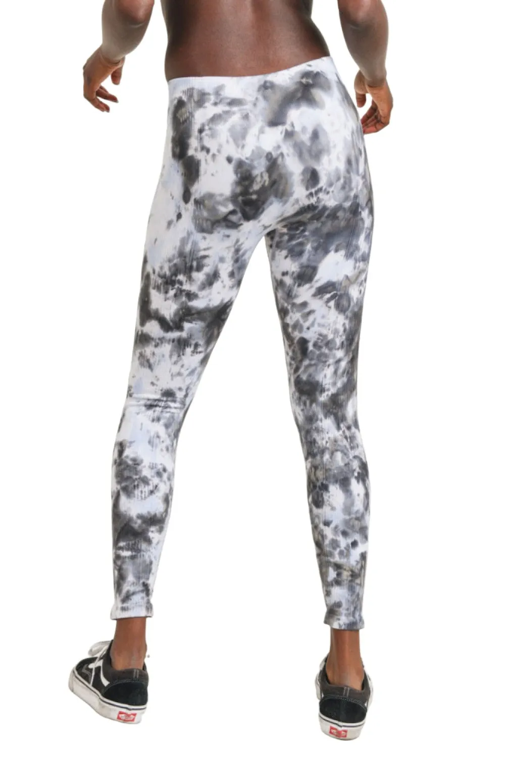 Mono B Crystal Tie Dye Seamless Ribbed Legging APH3083