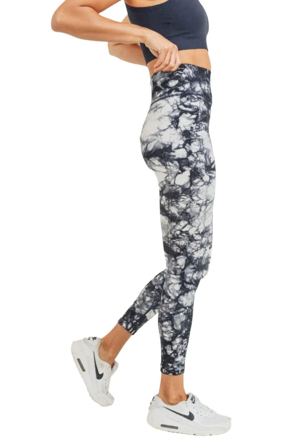 Mono B Ribbed Tie Dye Seamless Legging APH8050