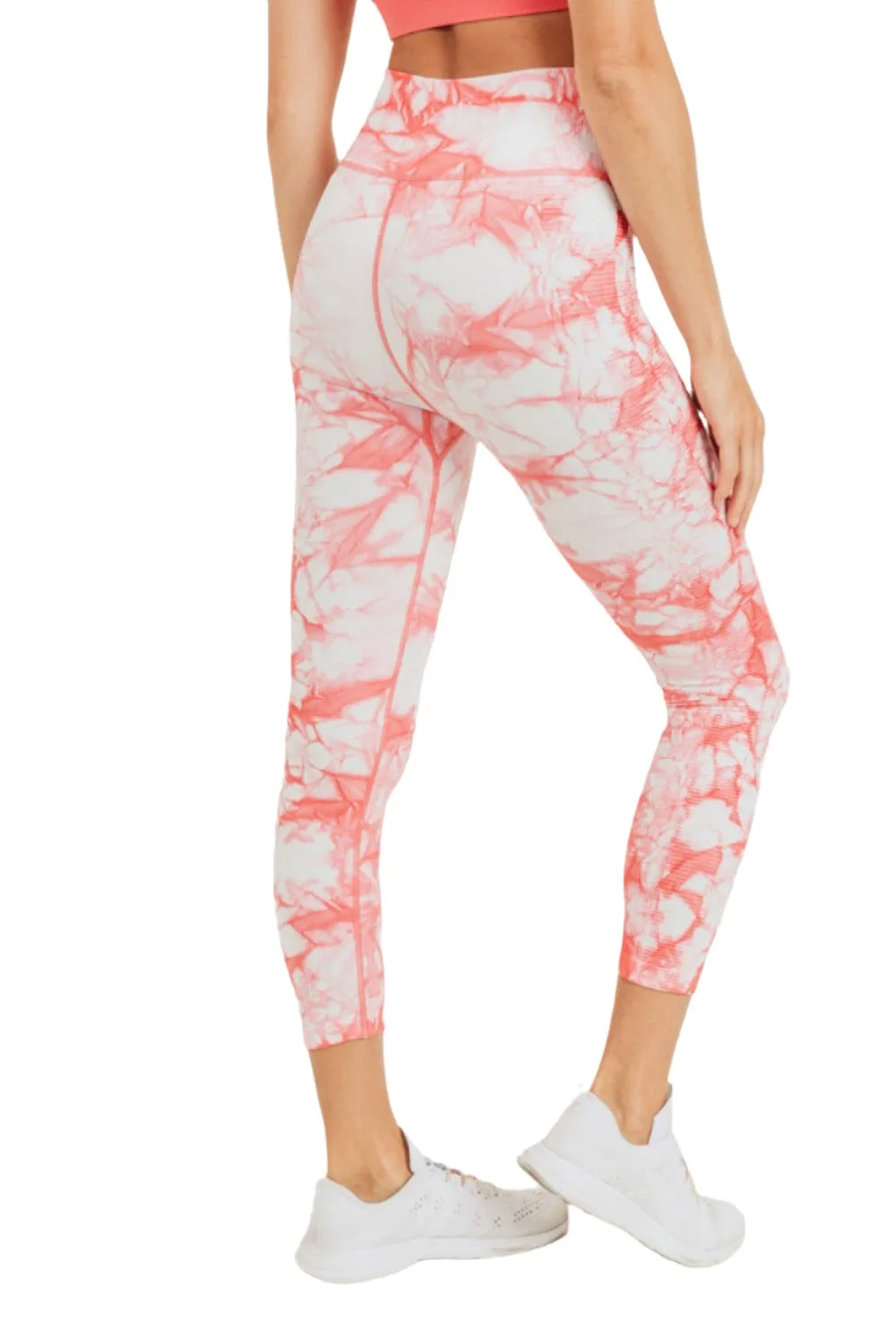Mono B Ribbed Tie Dye Seamless Legging APH8050