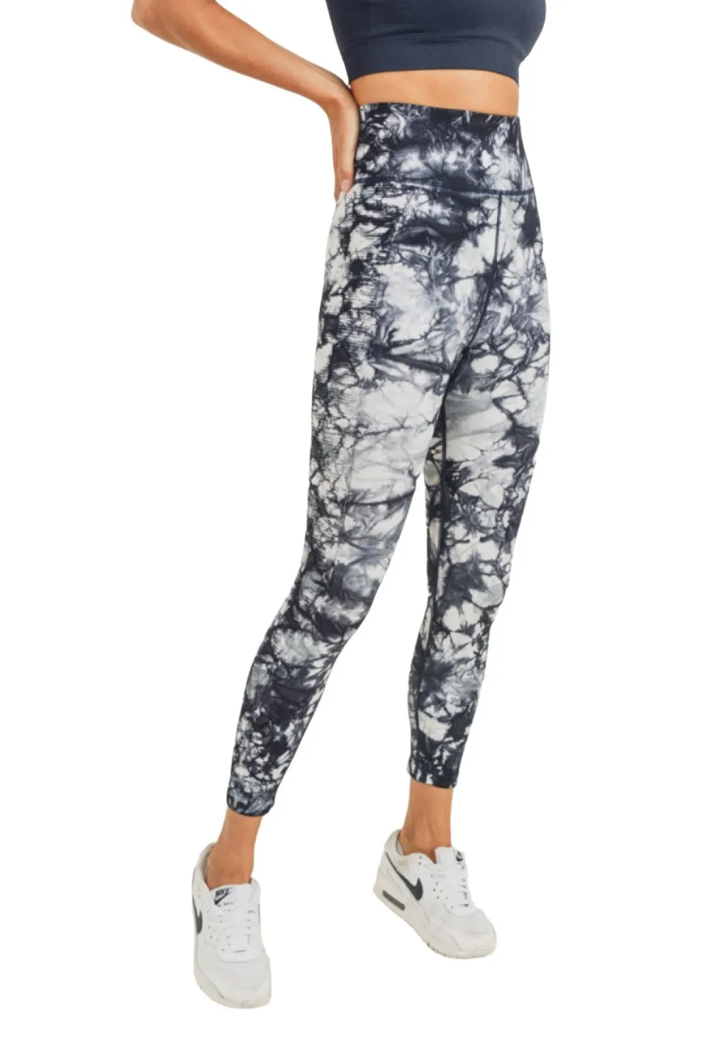 Mono B Ribbed Tie Dye Seamless Legging APH8050