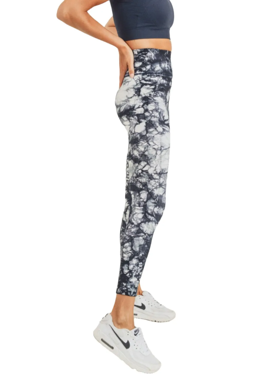 Mono B Ribbed Tie Dye Seamless Legging APH8050