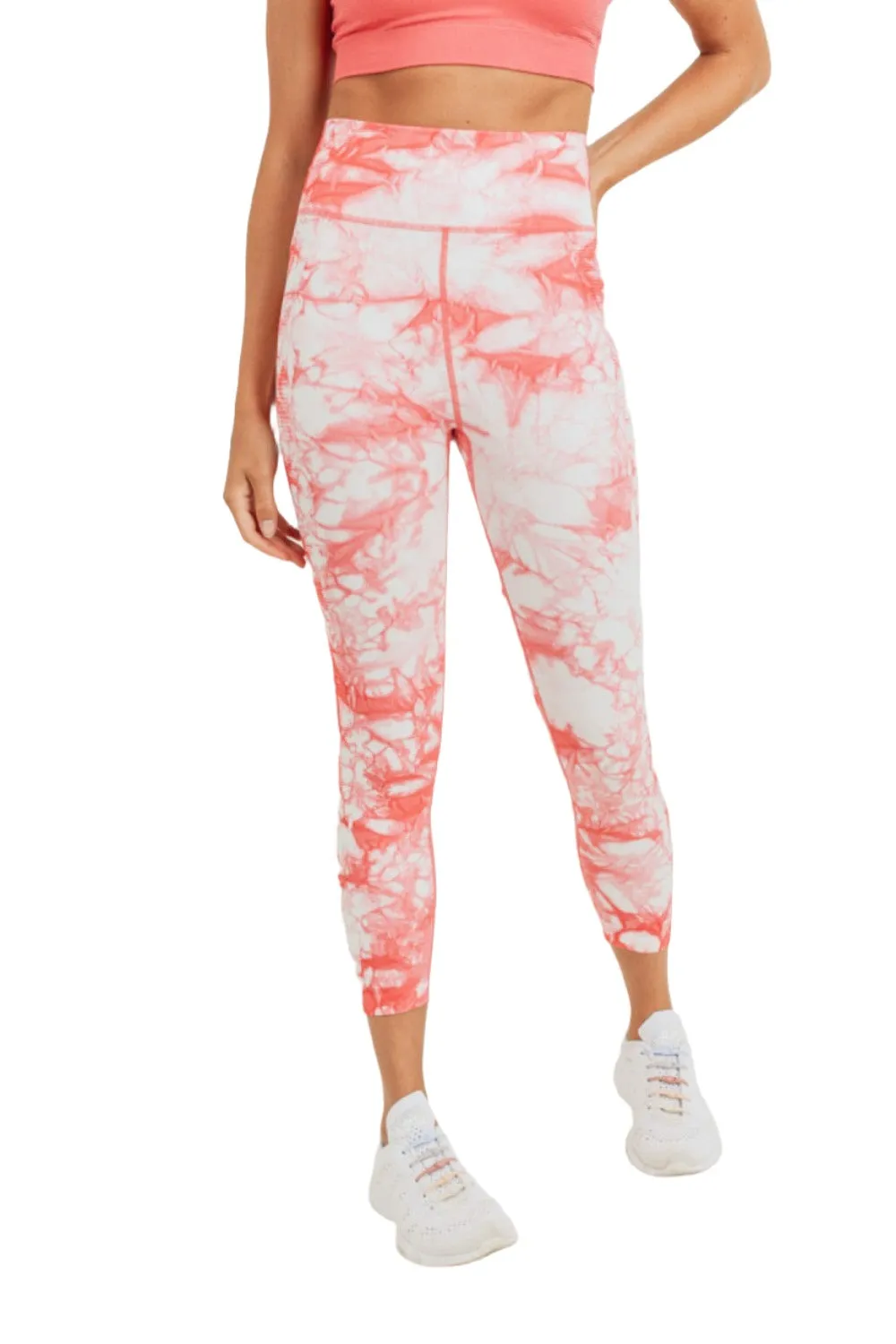 Mono B Ribbed Tie Dye Seamless Legging APH8050