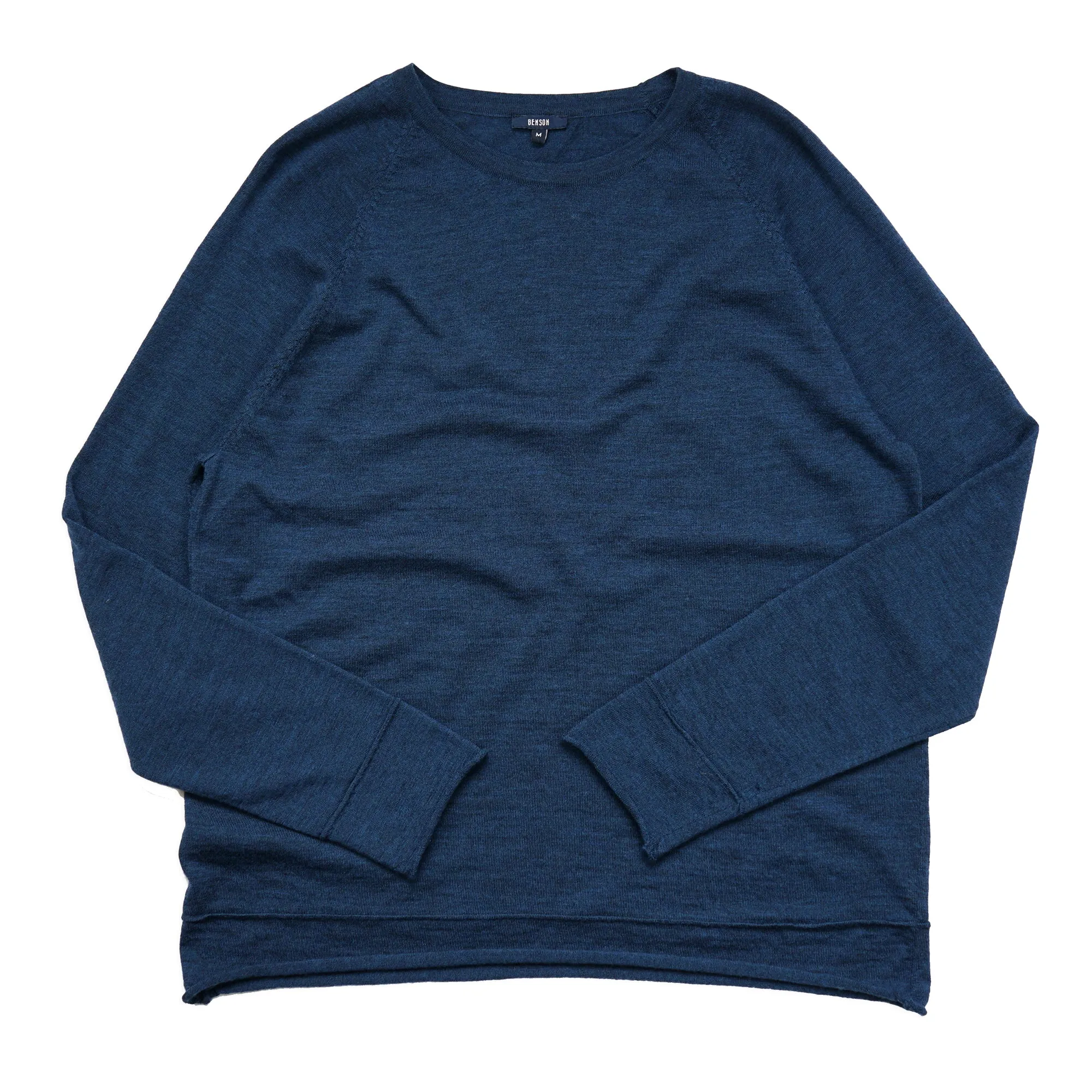 Morgan Fine Gauge Merino Indigo Sweater