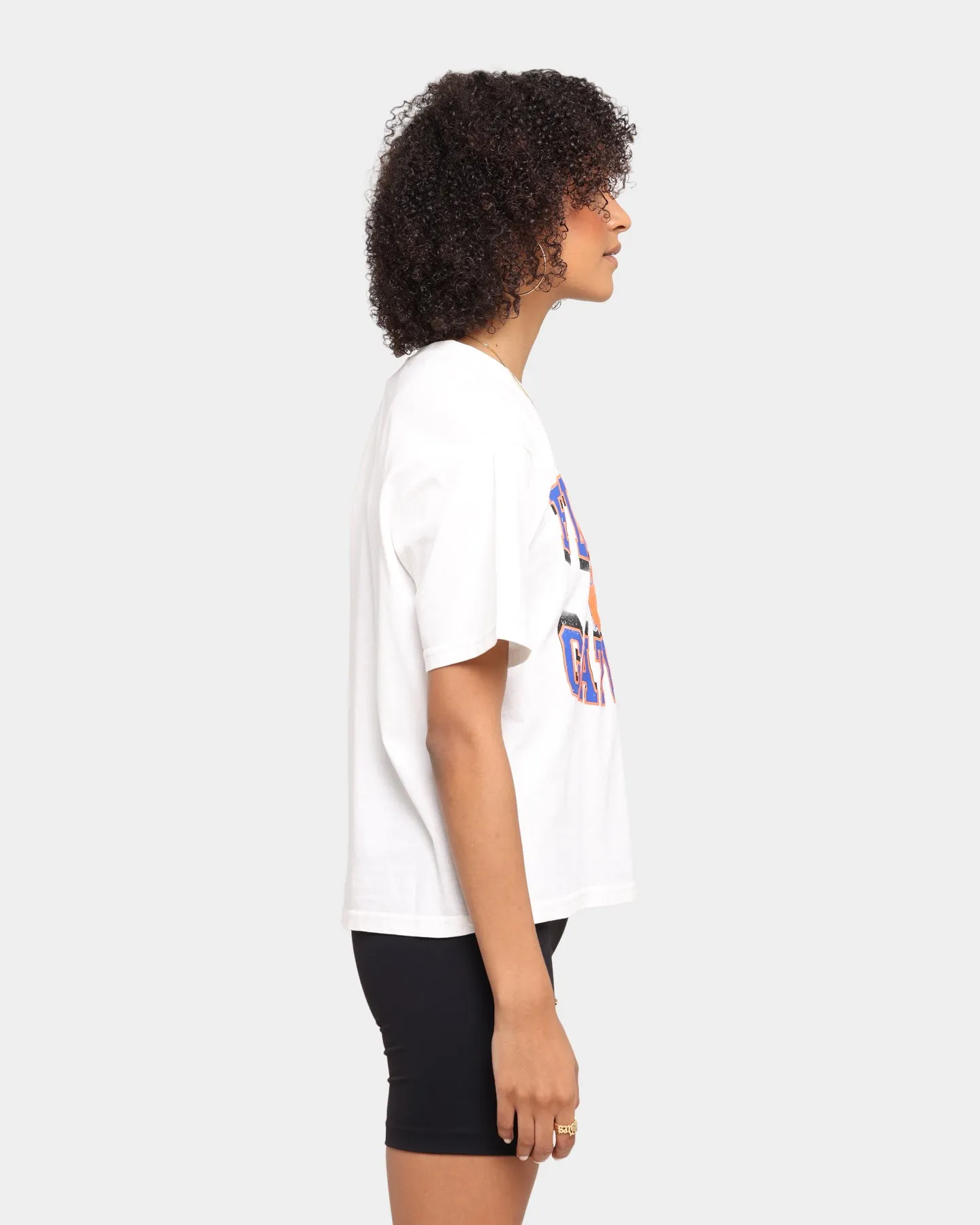 NATIONAL COLLEGIATE ATHLETIC ASSC Women's Michigan Wolverines 90's Champ Vintage T-Shirt Vintage White