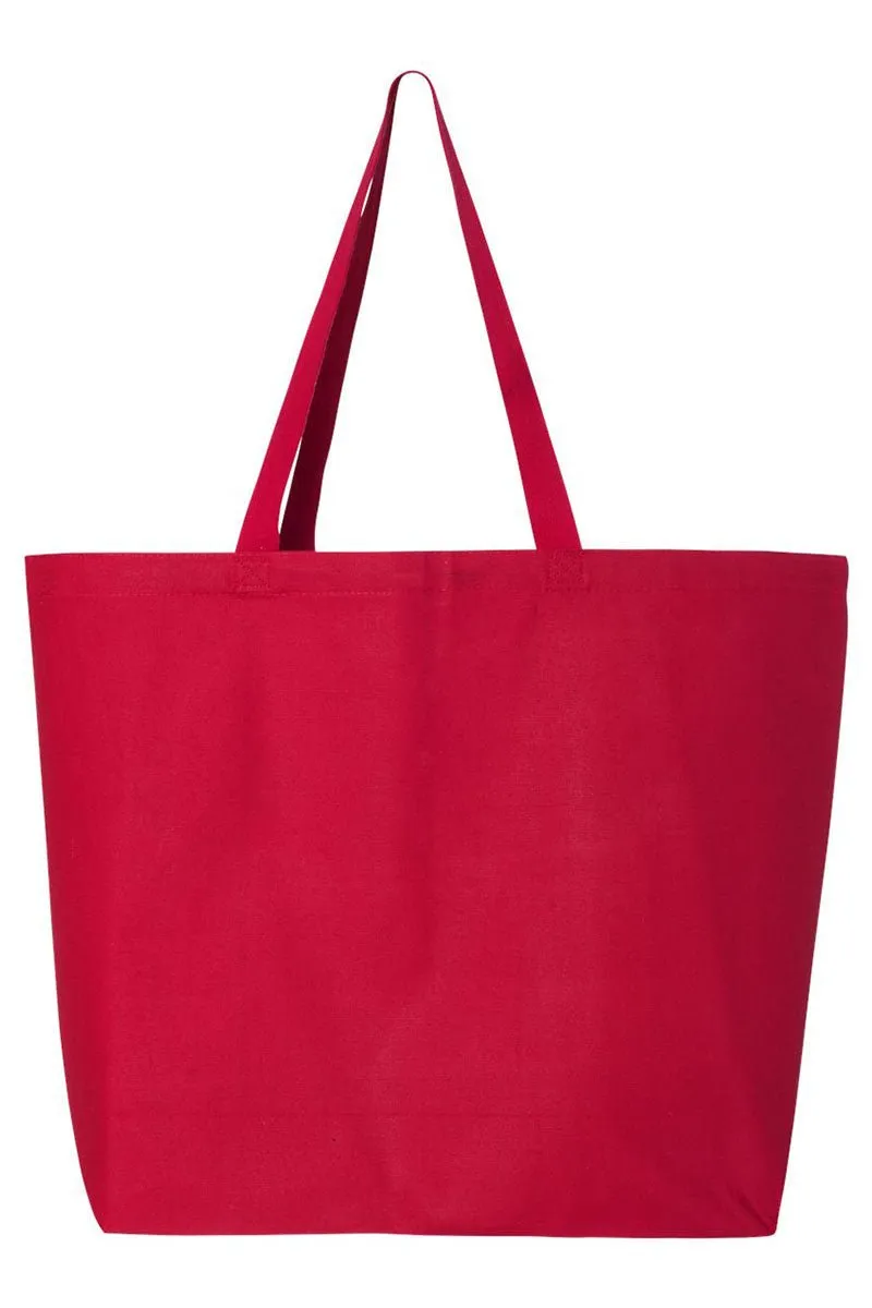 Nativity Glory To The Newborn King Canvas Jumbo Tote