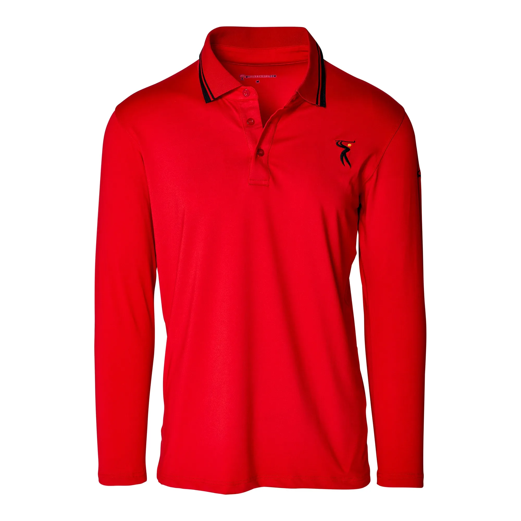 New Design 2025 Classic Long Sleeve Dri-FIT Mens Golf Polo Shirts Style #7254 ( Free better Leather Golf Gloves , Free Golf Hat, Free shipping )
