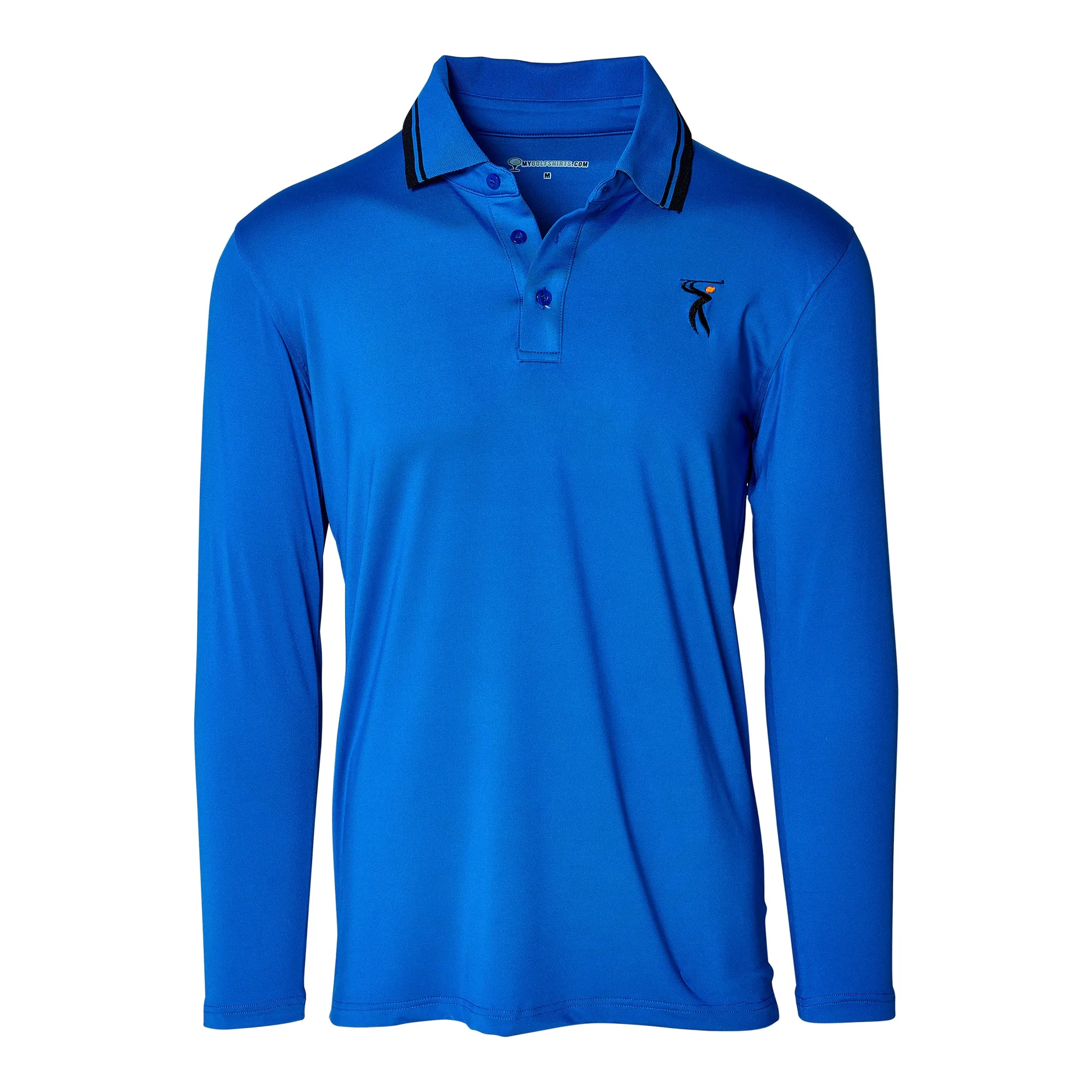 New Design 2025 Classic Long Sleeve Dri-FIT Mens Golf Polo Shirts Style #7254 ( Free better Leather Golf Gloves , Free Golf Hat, Free shipping )