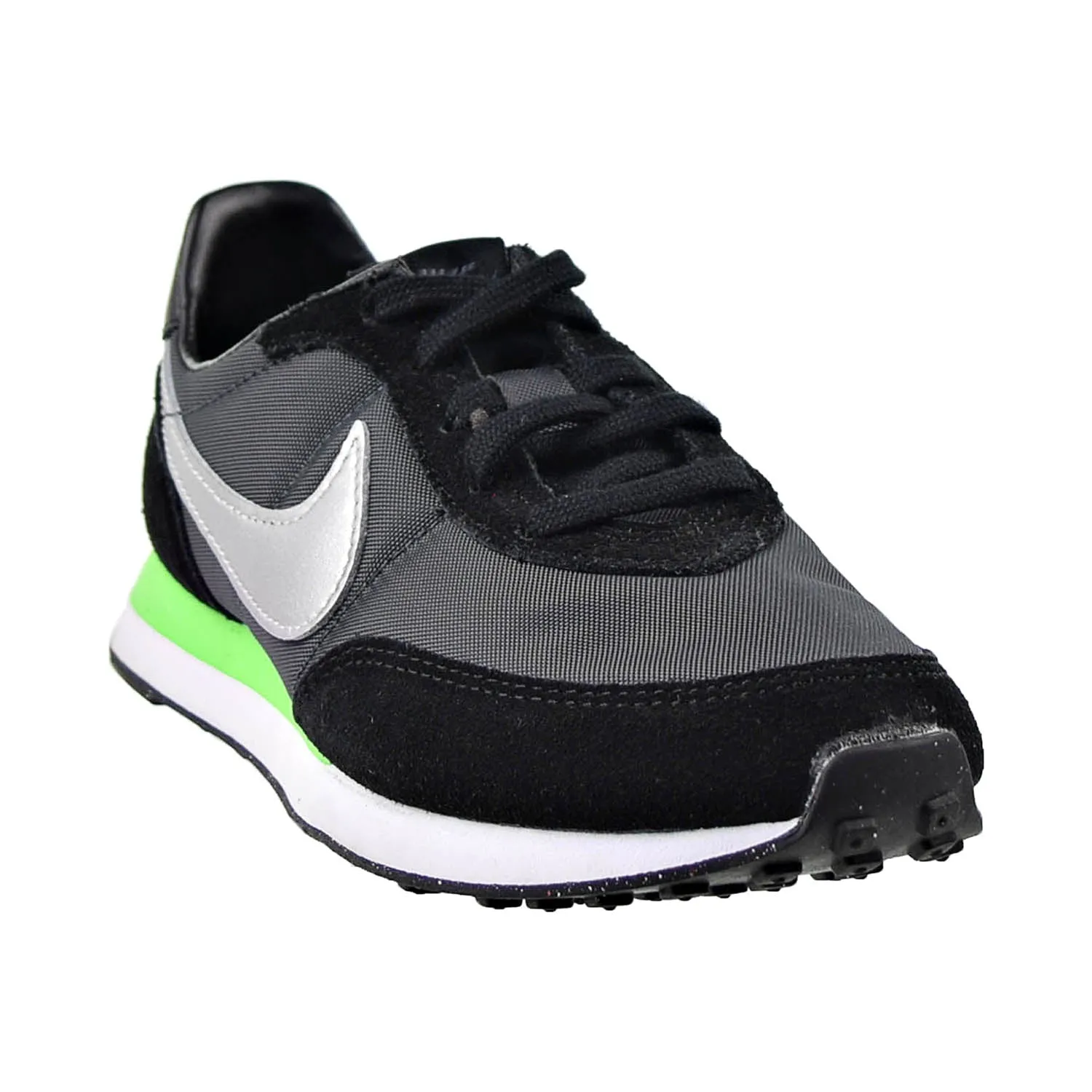 Nike Waffle Trainer 2 (PS) Little Kids' Shoes Black-Chrome-Dark Smoke Grey