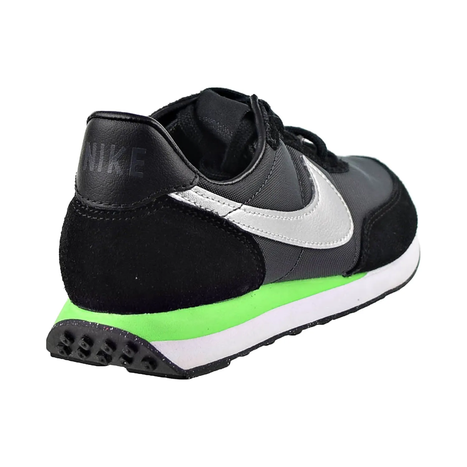 Nike Waffle Trainer 2 (PS) Little Kids' Shoes Black-Chrome-Dark Smoke Grey