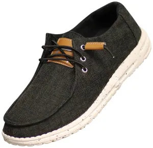 NORTY Womens 5-10 Black Boat Shoe 15672