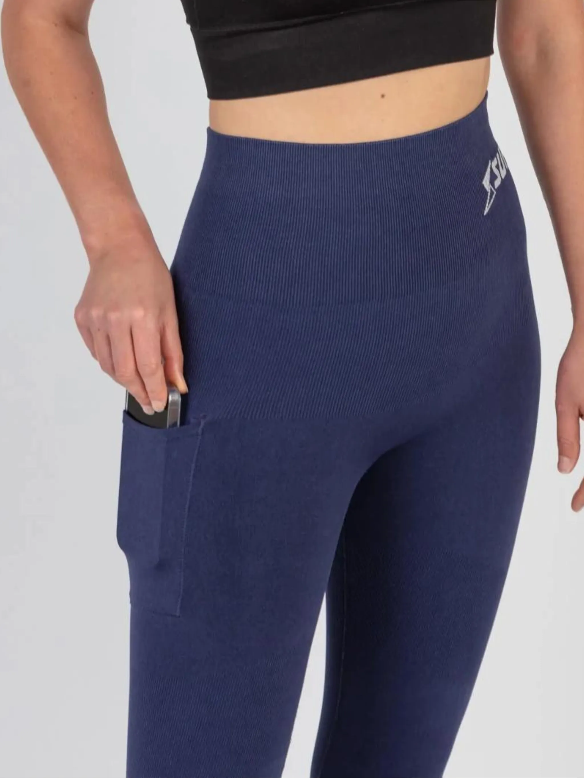 Patented Charlotte CORETECH® sports recovery / Postpartum 7/8 Leggings with Pocket