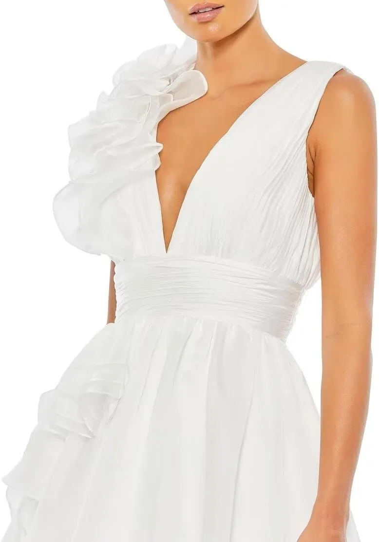 Pleated Ruffle Party Gowns for Women Prom Dresses Flowy 2024 Long Wedding Evening Party Dress HD257