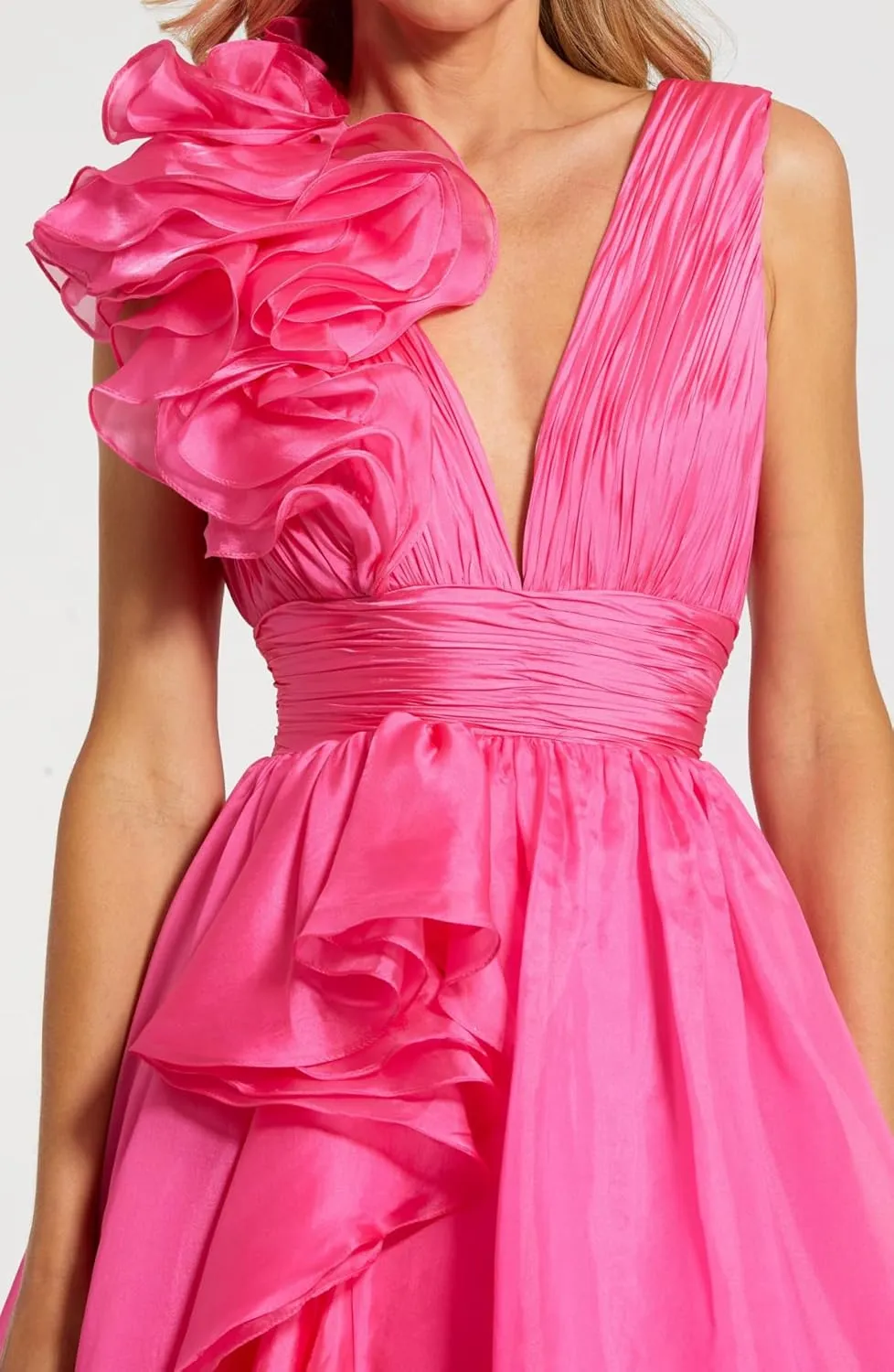 Pleated Ruffle Party Gowns for Women Prom Dresses Flowy 2024 Long Wedding Evening Party Dress HD257