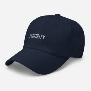 Priority Embroidered Unisex Baseball Cap