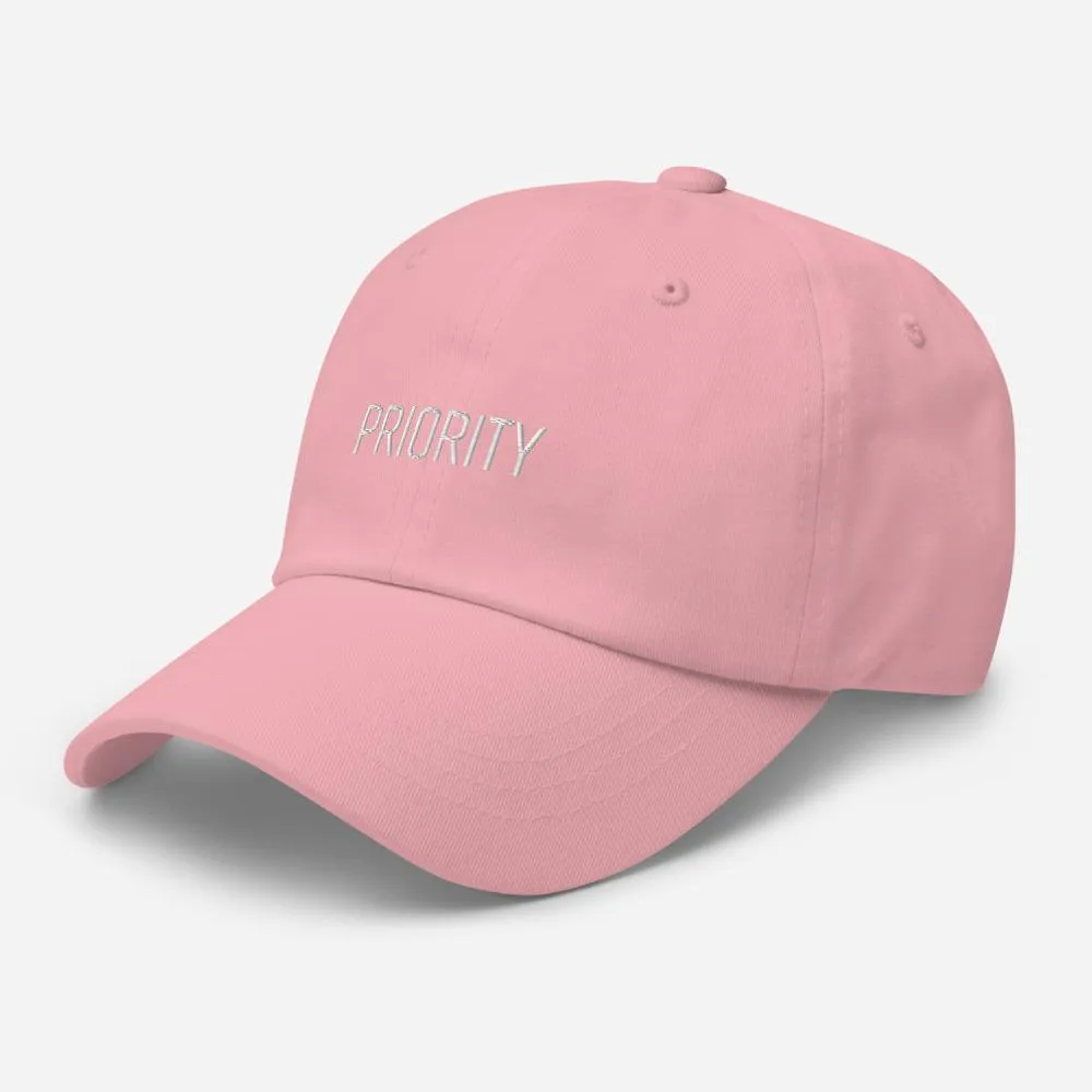 Priority Embroidered Unisex Baseball Cap