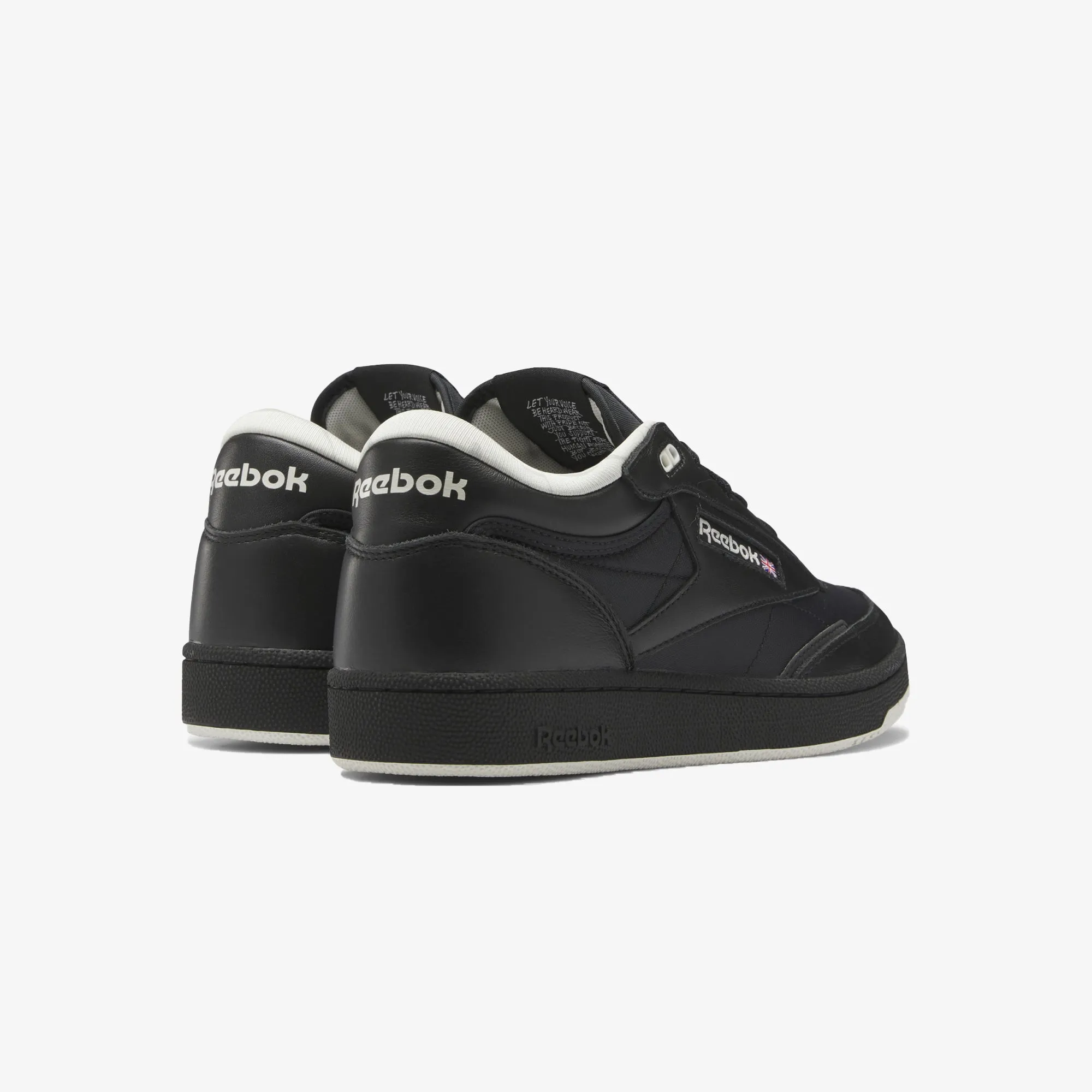 Reebok | CLUB C 85 MID II  { CORE BLACK
