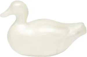 RomanticDesign Women Unique Duck Shape Clutch Purse Shiny Marble Purse Wedding Prom Party Evening Handbag