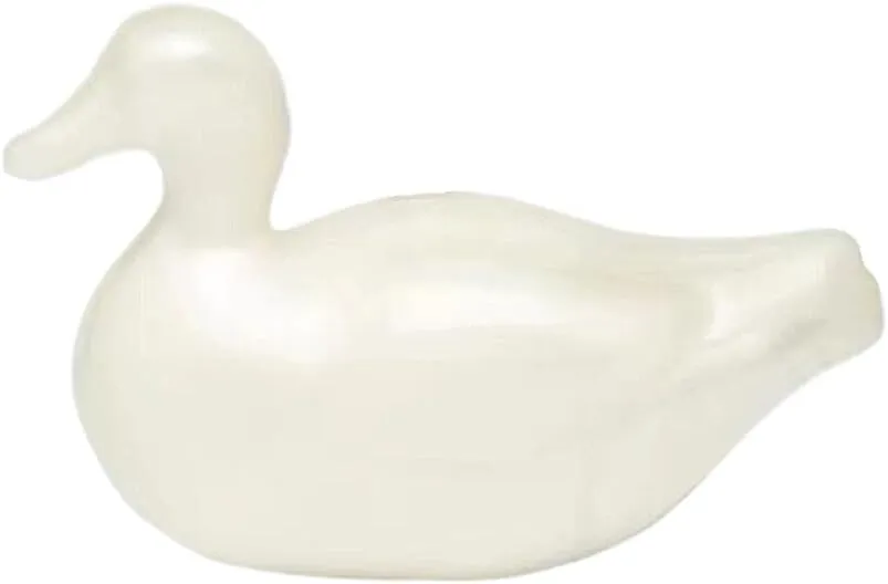 RomanticDesign Women Unique Duck Shape Clutch Purse Shiny Marble Purse Wedding Prom Party Evening Handbag