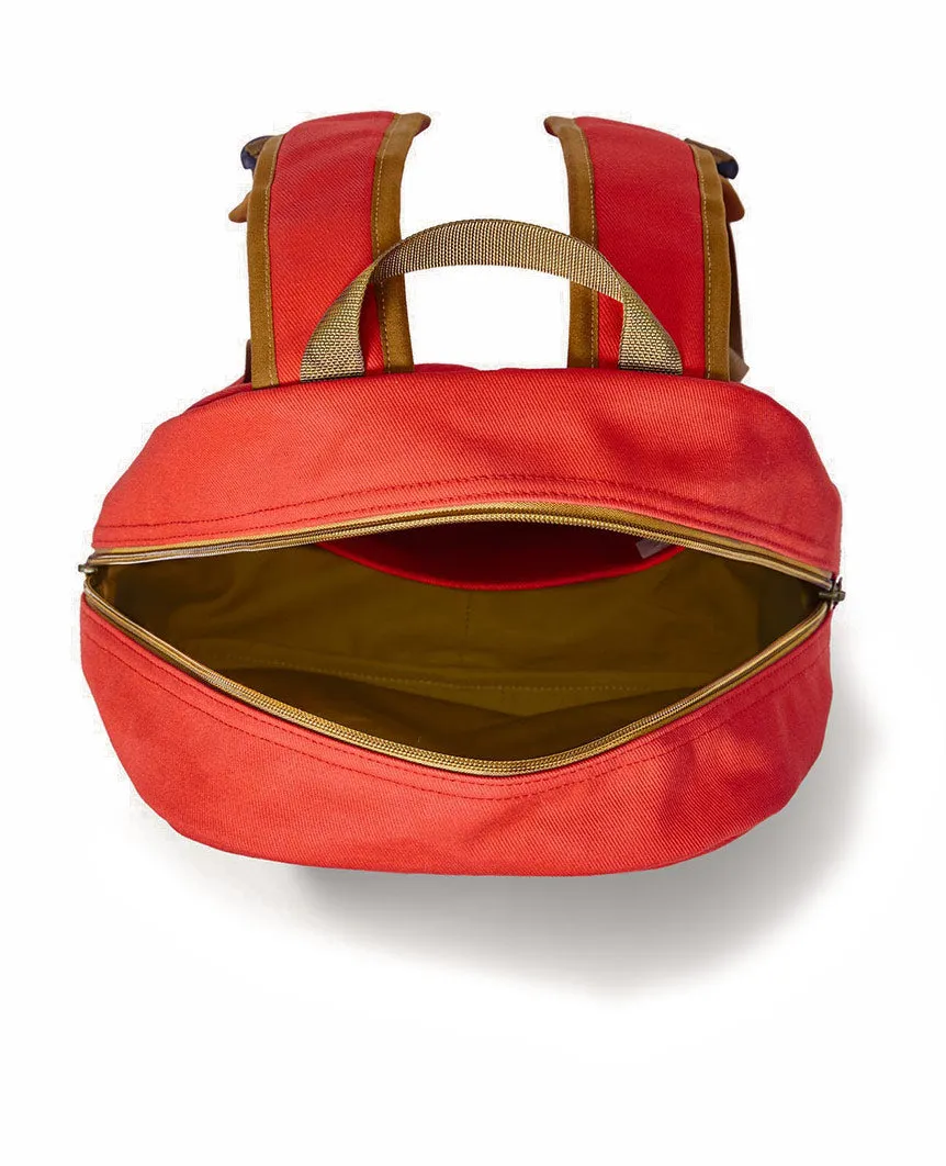 Rugged Twill Bandera Backpack MackRed