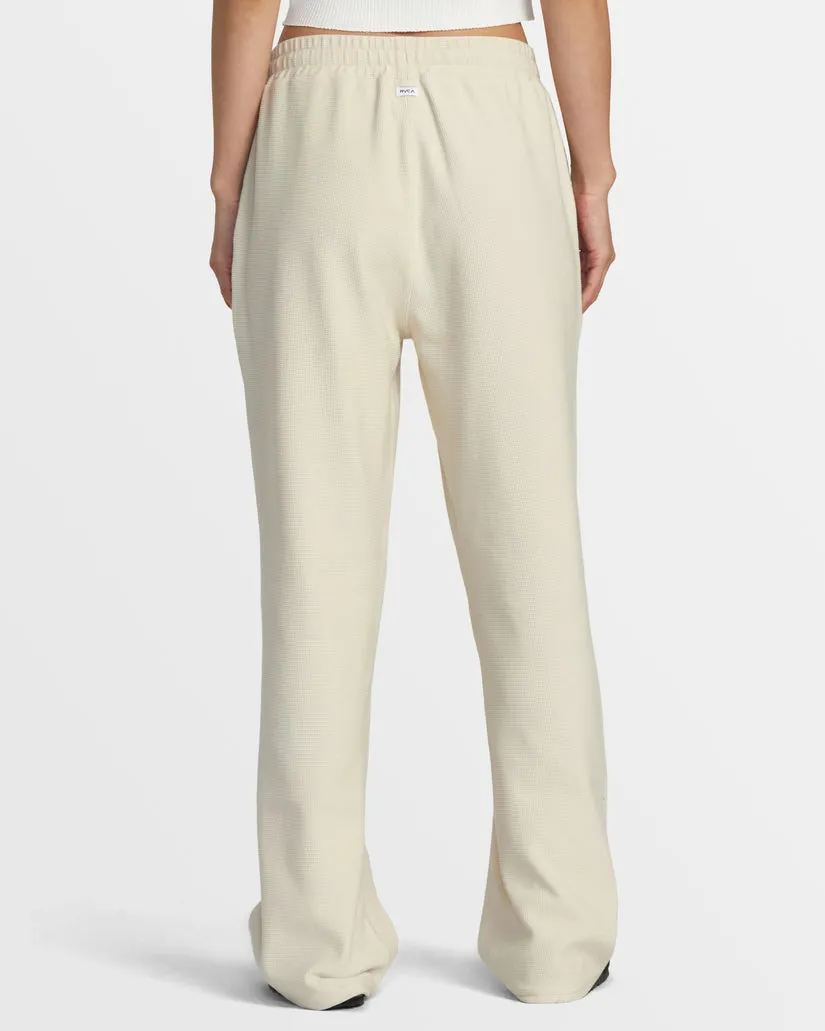 RVCA SOFIE WAFFLE PANT - LATTE