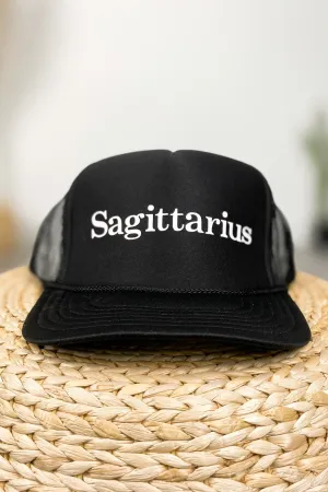 Sagittarius trucker hat black