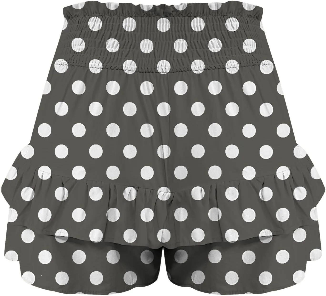 Shorts for Women Summer Polka Dot High Wasited Yoga Skirts Casual Lightweight Workout Tennis Flowy Beach Short Pants
